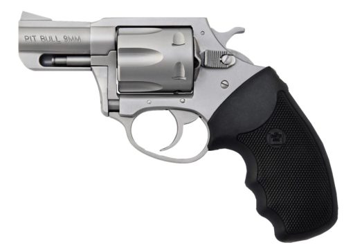 Charter Arms 79920 Pitbull  9mm Luger 5rd 2.20" Overall Matte Stainless Steel with Black Rubber Grip