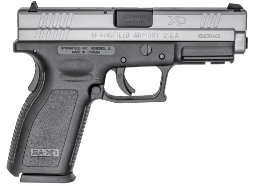 Springfield Armory XD9301 XD Service *CA Compliant 9mm Luger 4" 10+1 Railed Black Frame Stainless Steel Slide Black Polymer Grip