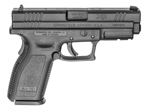 Springfield Armory XD9101HC XD Service 9mm Luger Double 4" 16+1 Black Polymer Grip/Frame Black Melonite Slide