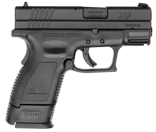 Springfield Armory XD9801HC XD 9mm Luger Double 3" 13+1 & 16+1 Black Polymer Grip/Frame Black Melonite Slide