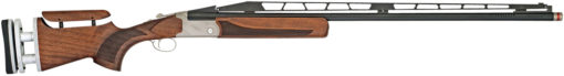 TriStar 35412 TT-15A Top Single 12 Gauge 1rd 2.75" 34" Adjustable Rib Barrel Silver Rec Walnut Fixed with Adjustable Comb Stock Right Hand (Full Size) Includes 3 Extended MobilChoke