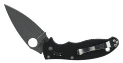 Spyderco C101GP2 Manix 2  3.40" Folding Drop Point Plain CPM S30V Stainless Steel Blade/G10 Black Handle