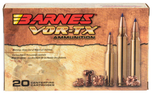 Barnes Bullets 21537 VOR-TX Rifle  300 Win Mag 165 gr Tipped TSX Boat-Tail 20 Bx/ 10 Cs