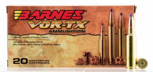 Barnes Bullets 21536 VOR-TX Rifle  300 WSM 165 gr Tipped TSX Boat-Tail 20 Bx/ 10 Cs