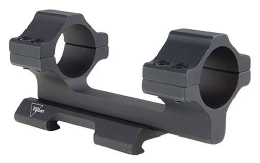 Trijicon AC22033 Quick Release Mount  Black Hardcoat Anodized 30mm Tube High Rings Picatinny Rail Mount 1.44" Mount Height Aluminum
