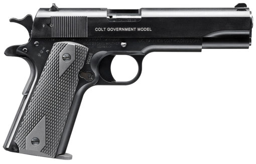 Walther Arms 5170304 1911 Colt Government A1 22 LR 5" 12+1 Black Black Tenifer Steel Slide Checkered Black Polymer Grip