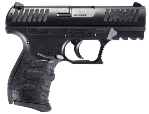 Walther Arms 5080500 CCP M2 9mm Luger 3.54" 8+1 Black Cerakote Black Cerakote Steel Slide Black Polymer Grip