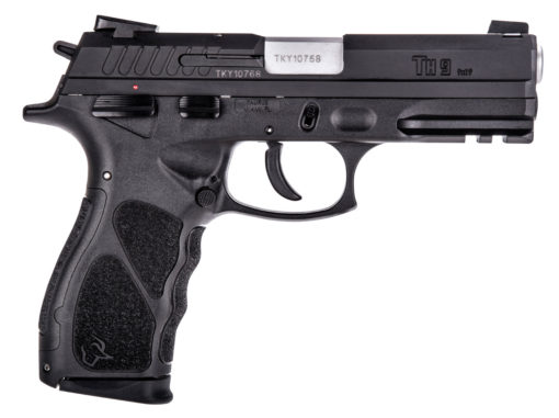 Taurus 1-TH9041 TH9  9mm Luger 4.27" 17+1 Black Frame w/Rail Matte Black Steel Slide Black Interchangeable Backstrap Grip