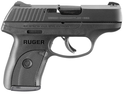 Ruger 3235 LC9s  9mm Luger 3.12" 7+1 Black Black Oxide Steel Slide Black Polymer Grip
