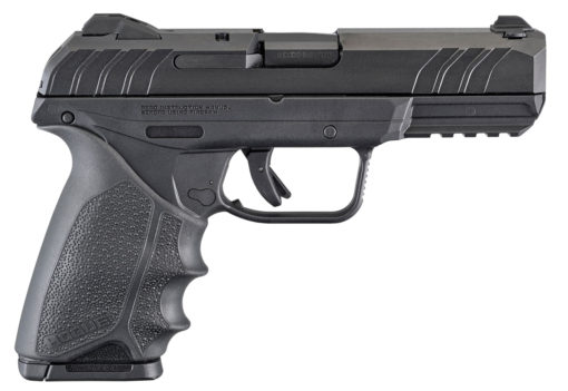 Ruger 3819 Security-9  9mm Luger 4" 10+1 Black Black Oxide Steel Slide Black Hogue Beavertail HandALL Rubber Grip