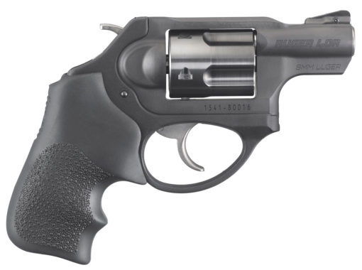 Ruger 5464 LCRx  9mm Luger 5rd 1.87" Black PVD Cylinder Matte Black Stainless Steel Black Hogue Tamer Monogrip Grip