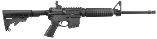 Ruger 8511 AR-556 *CO/MD Compliant 5.56x45mm NATO 16.10" 10+1 Black Hard Coat Anodized Black 6 Position Stock Black Polymer Grip Right Hand