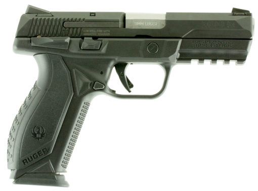 Ruger 8608 American Pistol Duty 9mm Luger 4.20" 17+1 Black Black Nitride Stainless Steel Slide Black Wraparound Ergonomic Grip Manual Safety
