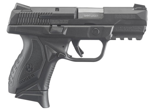 Ruger 8635 American Pistol Compact 9mm Luger 3.55" 17+1 Black Black Nitride Stainless Steel Slide Black Wraparound Ergonomic Grip