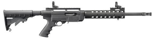 Ruger 11134 SR22 Adjustable Stock Semi-Automatic 22 Long Rifle (LR) 16.1" 10+1 6-Position Black Stk Black