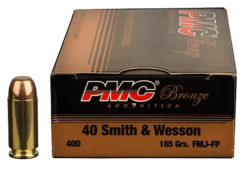 PMC 40DBP Bronze Battle Pack 40 S&W 165 gr Full Metal Jacket (FMJ) 300 rounds