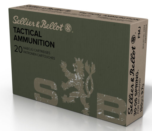 Sellier & Bellot SB3006M2 Rifle  30-06 Springfield 150 gr Full Metal Jacket (FMJ) 20 Bx/ 20 Cs