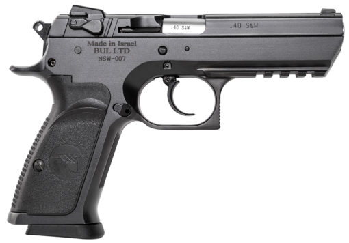 Magnum Research BE94003R Baby Eagle III  40 S&W 4.43" 10+1 Black Black Carbon Steel Black Polymer Grip