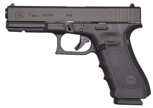Glock UG1750203 G17 Gen4 US 9mm Luger 4.48" 17+1 FS Black Interchangeable Backstrap Grip Fixed Sights