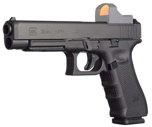 Glock PG3530101MOS G35 Gen 4 MOS 40 S&W Double 5.31" 10+1 Black Interchangeable Backstrap Grip Black Slide Adjustable Sights Modular Optic System