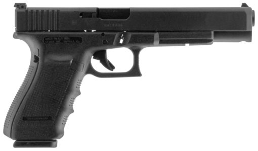 Glock PG4030101MOS G40 Gen4 MOS 10mm Auto 6.02" 10+1 Black Long Black Steel with MOS Cuts Slide Black Interchangeable Backstrap Grip