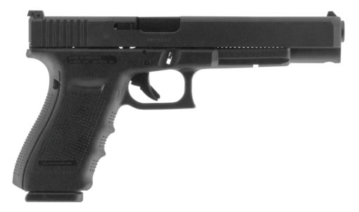 Glock PG4030103MOS G40 Gen4 MOS 10mm Auto 6.02" 15+1 Black Long Black Steel with MOS Cuts Slide Black Interchangeable Backstrap Grip
