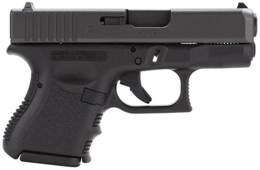 Glock PI3950201 G39 Gen3 Subcompact 45 GAP 3.42" 6+1 Black Steel Slide Black Polymer Grip Fixed Sights