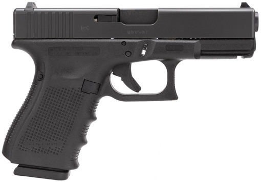 Glock PG2350203 G23 Gen4 40 S&W 4.02" 13+1 Black Black nDLC Front Serrations Black Interchangeable Backstrap Grip