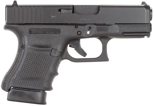 Glock PG3050201 G30 Gen4 Subcompact 45 ACP 3.78" 10+1 Black Steel Slide Black Interchangeable Backstrap Grip Fixed Sights