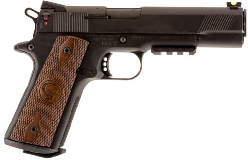 Chiappa Firearms 401101 1911-22 Custom 22 LR 5" 10+1 Blued Blued Steel Slide Stippled Walnut Grip