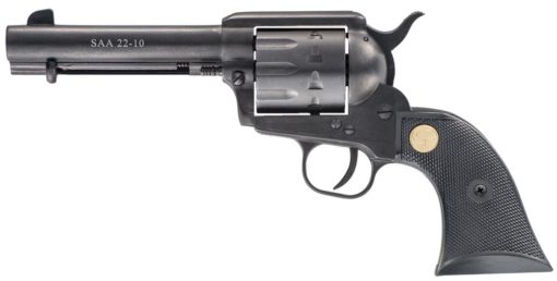 Chiappa Firearms CF340155 SAA 1873  22 LR 10rd 4.75" Overall Blued Steel with Black Polymer Grip