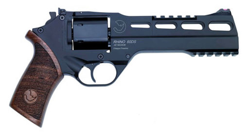Chiappa Firearms CF340248 Rhino 60SAR *CA Compliant 357 Mag 6rd 6" Black Steel Barrel & Cylinder Black Anodized Aluminum Frame with Walnut Grip