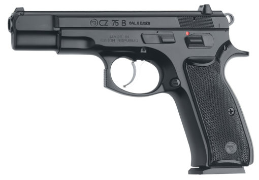 CZ-USA 01102 CZ 75 B *CA Compliant 9mm Luger 4.60" 10+1 Black Black Steel Slide Black Polymer Grip