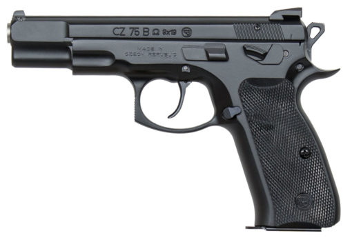 CZ-USA 01136 CZ 75 B Omega Convertible 9mm Luger 4.60" 10+1 Black Black Steel Slide Black Polymer Grip