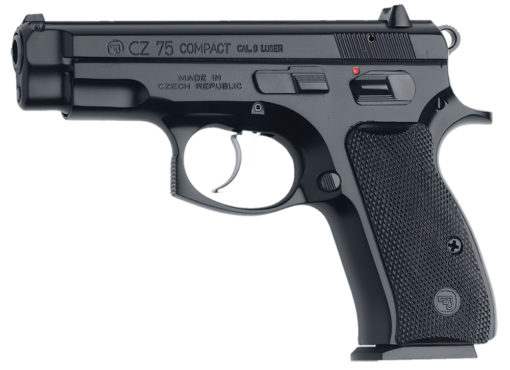 CZ-USA 01190 CZ 75 Compact *CA Compliant 9mm Luger 3.80" 10+1 Black Black Steel Slide Black Polymer Grip