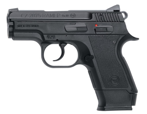 CZ 01750 CZ 2075 Rami *CA Compliant 9mm Luger 3" 10+1 Black Black Steel Slide Black Rubber Grip