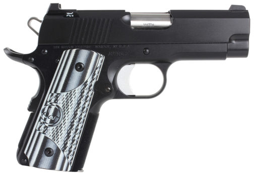 Dan Wesson 01968 ECO  9mm Luger 3.50" 8+1 Black Hardcoat Anodized Black Duty Stainless Steel Slide Black/Gray G10 Grip Night Sights