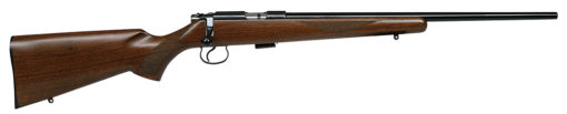 CZ 02110 CZ 455 American Bolt 22 Long Rifle 20.5" 5+1 Walnut Stock Blued