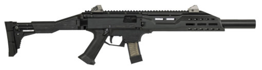 CZ-USA 08507 Scorpion EVO 3 S1 Carbine Faux Suppressor 9mm Luger 16.20" 20+1 Black Folding Right Side Stock