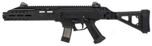 CZ-USA 91354 Scorpion EVO 3 S1  9mm Luger 7.72" 20+1 Black Folding Pistol Brace Flash Can