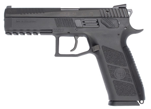 CZ-USA 91620 P-09  9mm Luger 4.54" 19+1 Black Black Steel Slide Black Polymer Grip