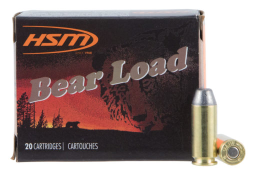 HSM 10MM9N20 Bear Load  10mm Auto 200 gr Round Nose Flat Point (RNFP) 20 Bx/ 20 Cs