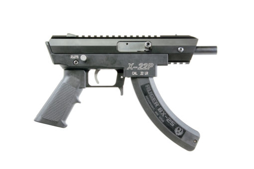 Excel EA22501 X-Series X-22P AR Pistol Semi-Automatic 22 Long Rifle (LR) 4.375" 25+1  Black Polymer Grip Black