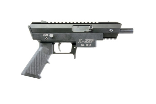 Excel EA22502 X-Series X-22P AR Pistol Semi-Automatic 22 Long Rifle 4.375" 10+1 Aluminum Black