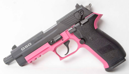 GSG GERG2210TFFP FireFly 22 LR 4.90" 10+1 Pink Black Zinc Alloy Black Polymer Grip
