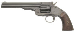 Cimarron CA850 No. 3 Schofield  45 Colt (LC) 6rd 7" Overall Matte Black Steel with Walnut Grip