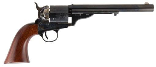 Cimarron CA916 1872 Open Top Army 45 Colt (LC) 6rd 7.50" Blued Steel Barrel & Cylinder Color Case Hardened Steel Frame with Walnut Grip