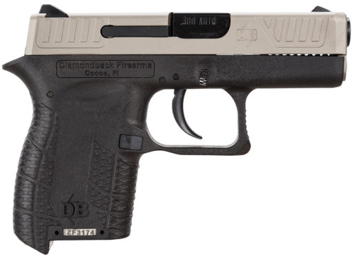 Diamondback DB380EX DB380 Micro-Compact Double 380 Automatic Colt Pistol (ACP) 2.8" 6+1 Black Polymer Grip/Frame Grip Nickel Boron