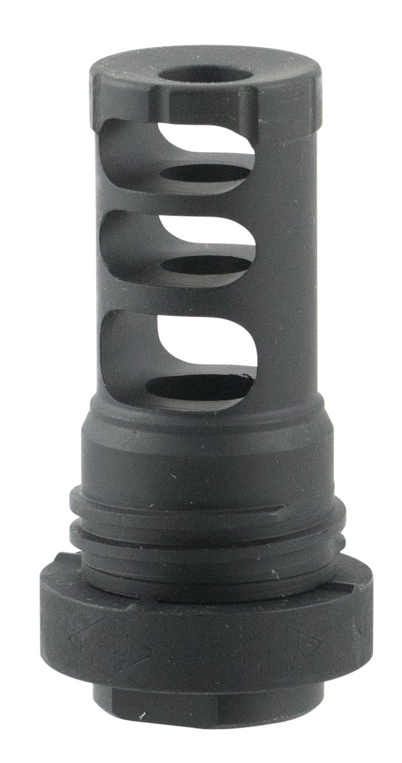 Yankee Hill 5M2QD QD Muzzle Brake Black Steel with 1/2"28 tpi Threads