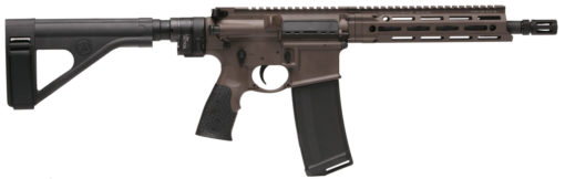 Daniel Defense 0212819050 DDM4 V7 LAW 5.56x45mm NATO 10.30" 30+1 Brown Cerakote Black SB Tactical SOB Pistol Stabilizing Brace
